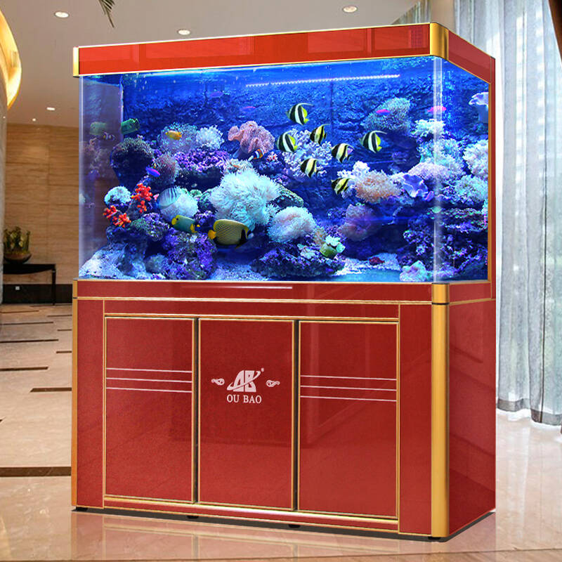 歐寶1.2米大型生態(tài)水族箱 一缸碧水，靈動空間的藝術